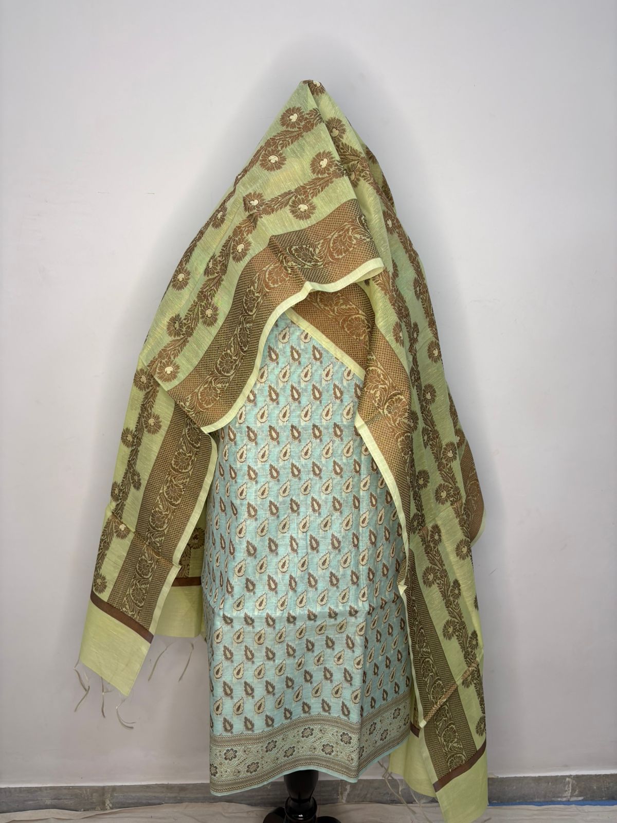 banarasi cotton suit sete