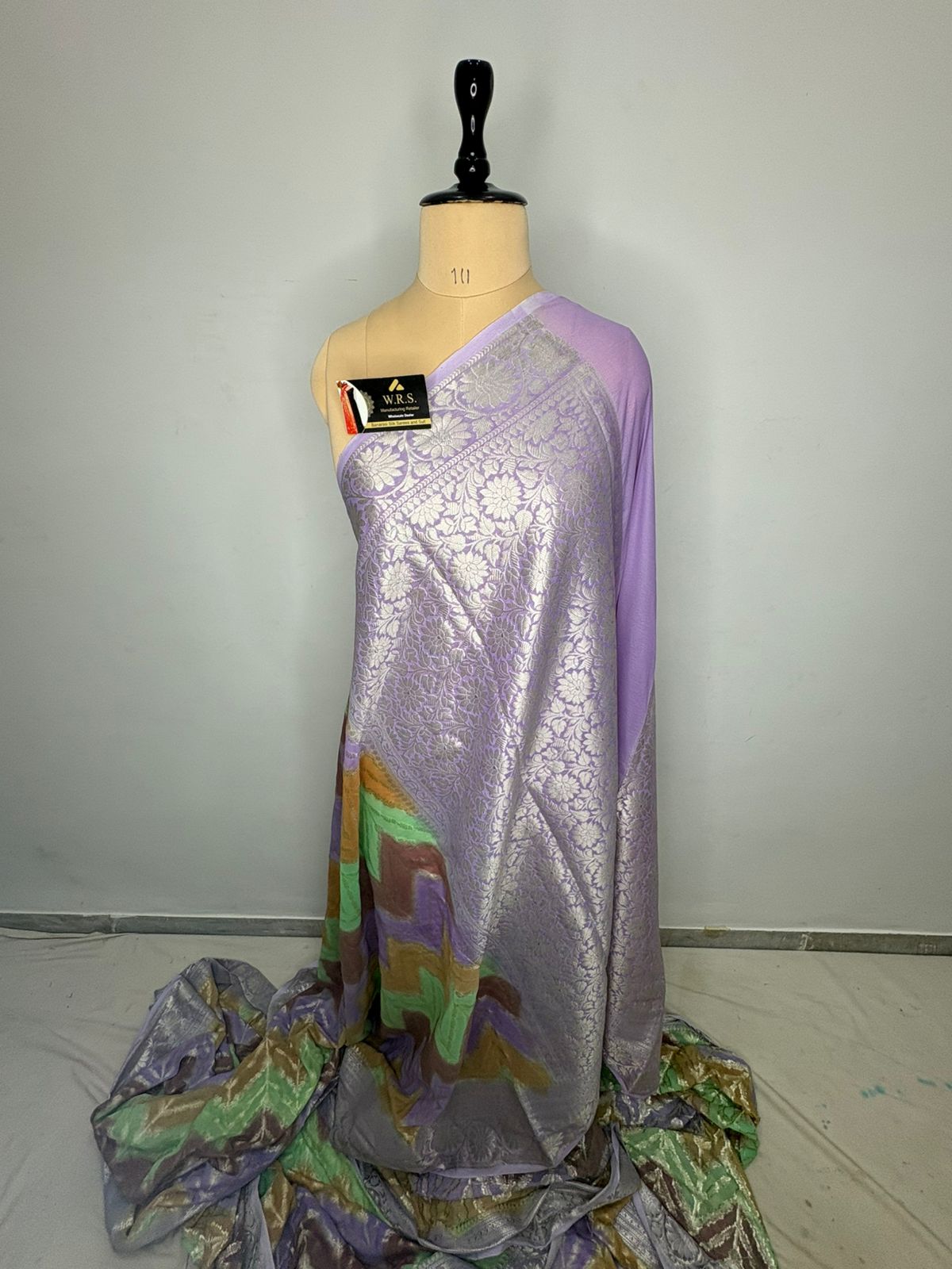 banarasi saree gic gec color  multi