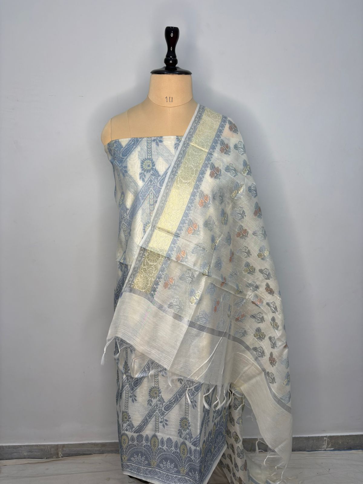 banarasi cotton suit sete