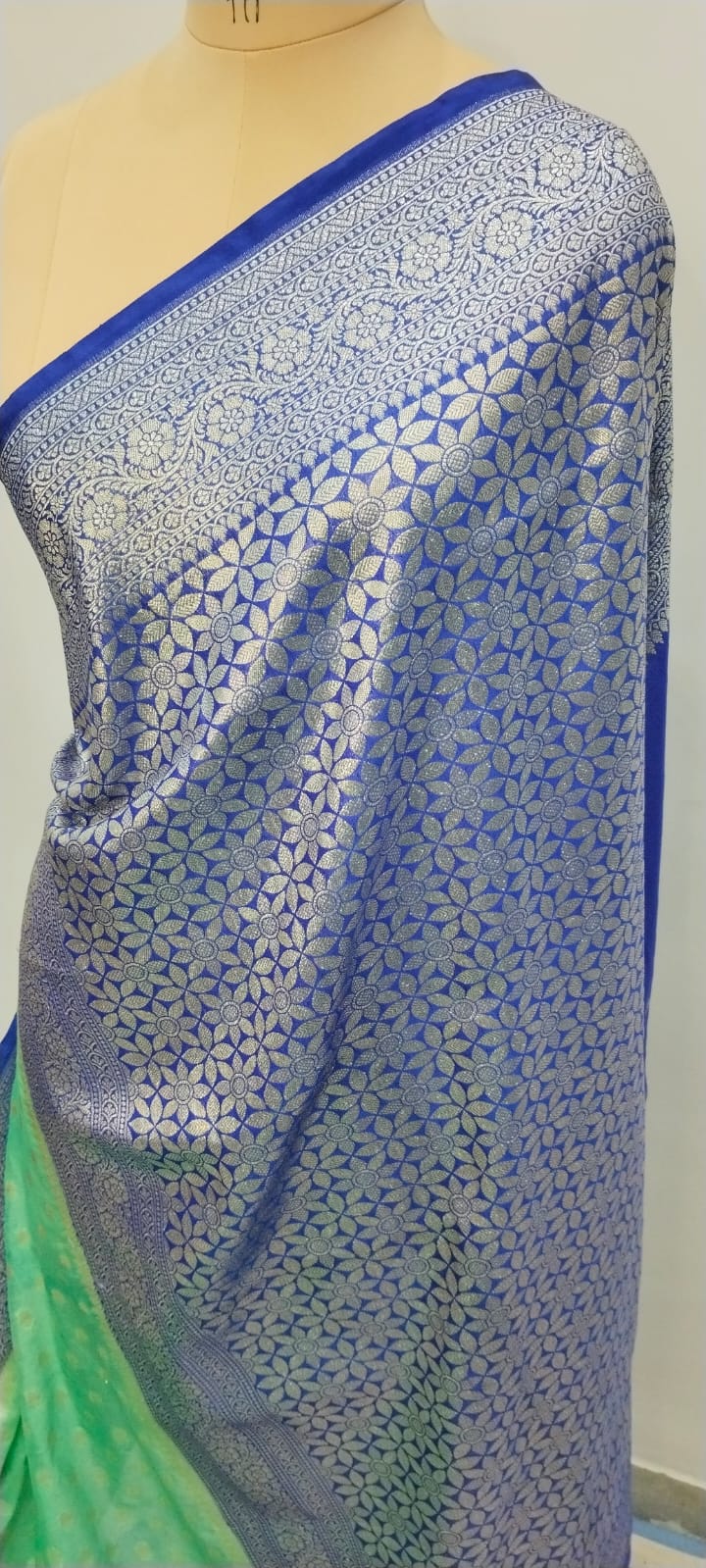 banarasi geargatte saree boarder