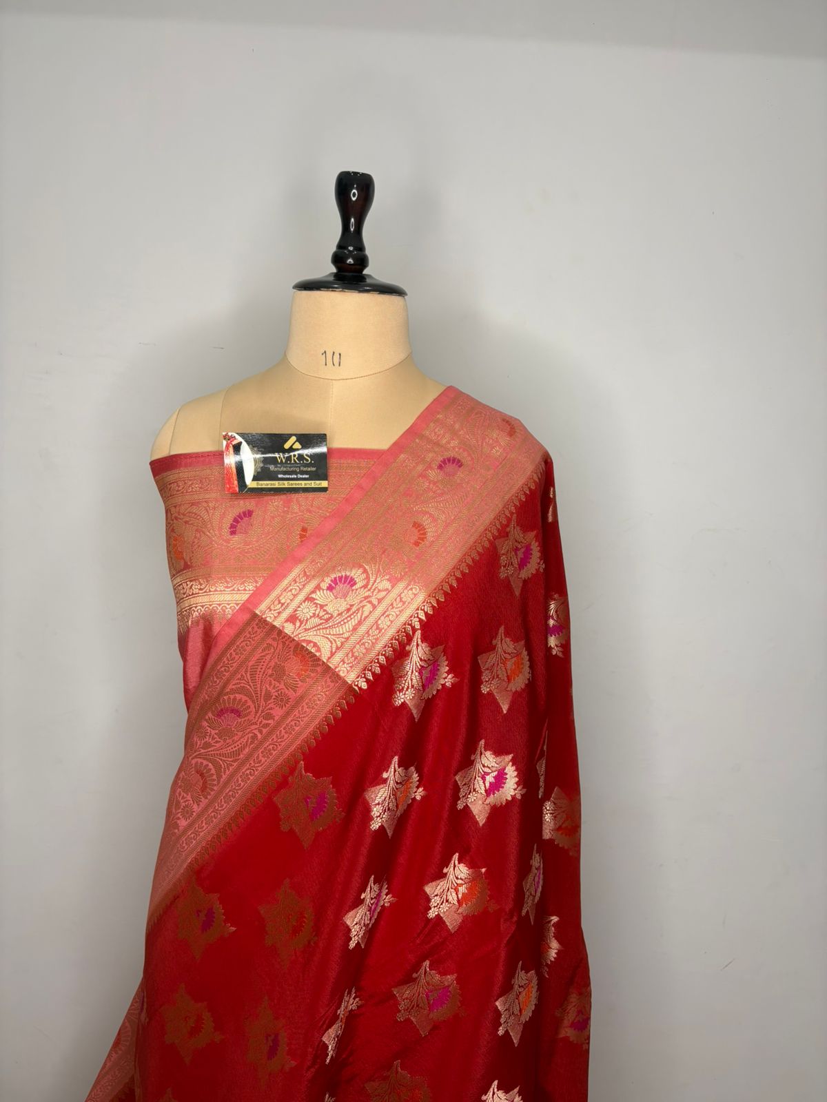 Banarasi katan doopiyan silk alfi minedar gold water zari