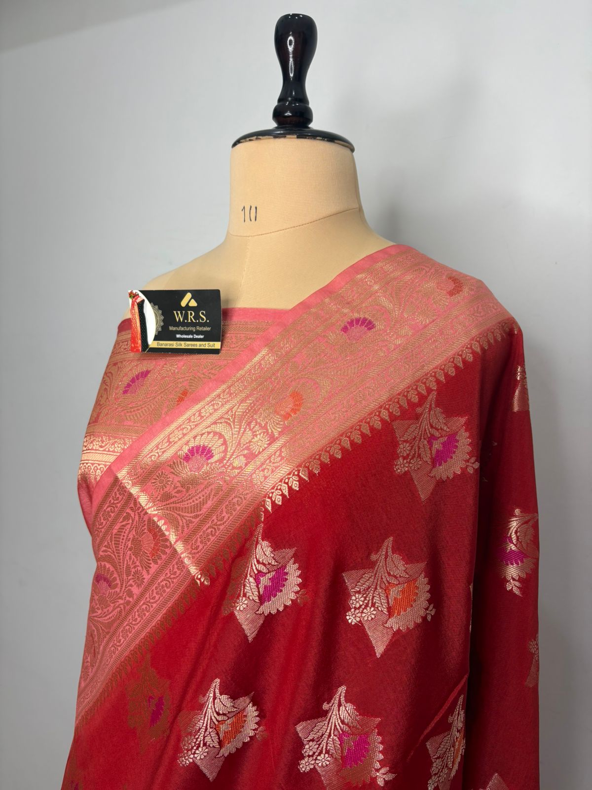 Banarasi katan doopiyan silk alfi minedar gold water zari