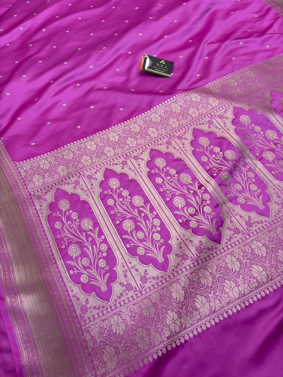 banarasi katan silk masroom beby pink zari lite copur