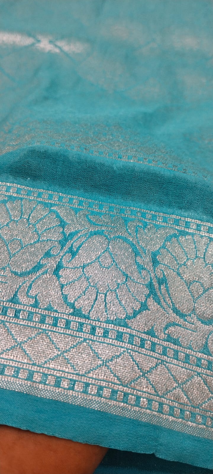banarasi soft katan geargatte saree  anchal bodar firoz pot  braun