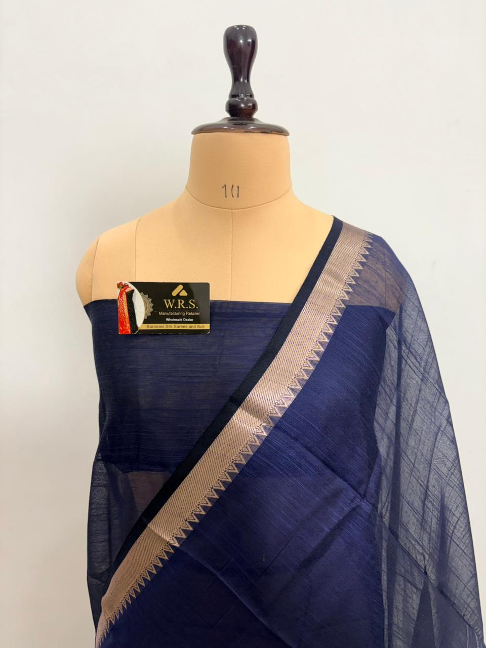 black cotton banarasi silk saree