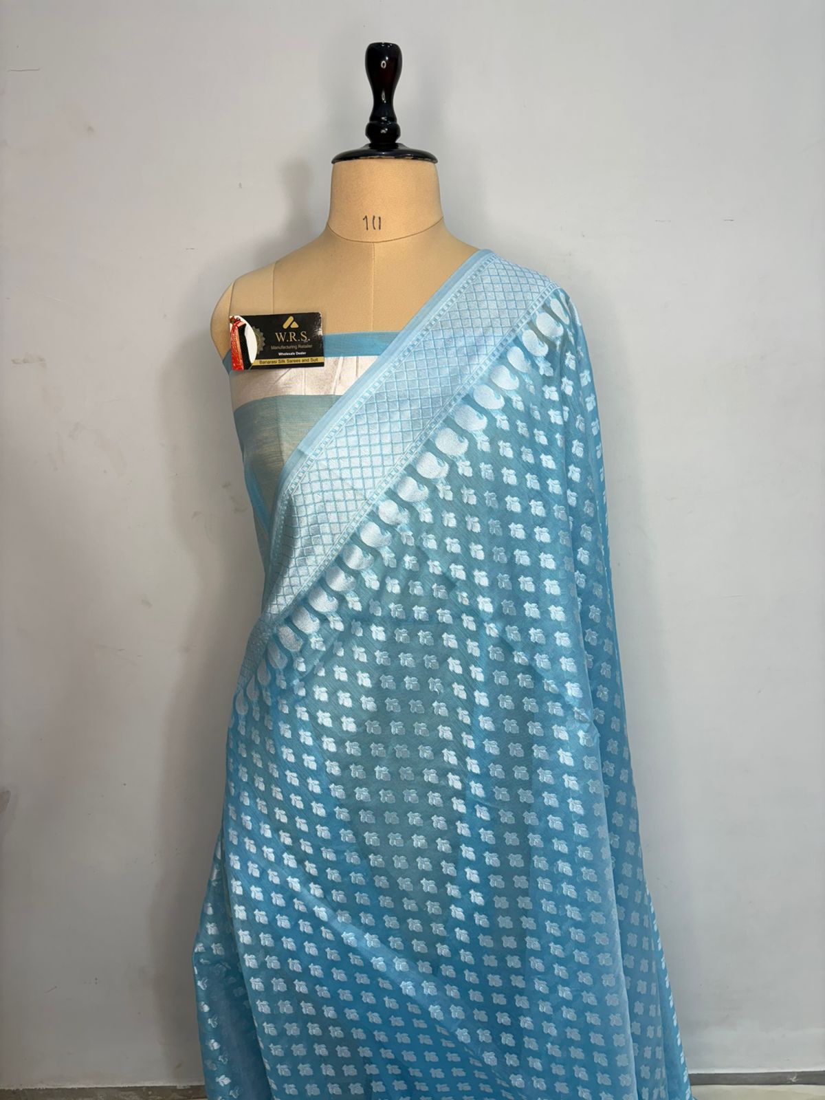 firozi soft silk saree