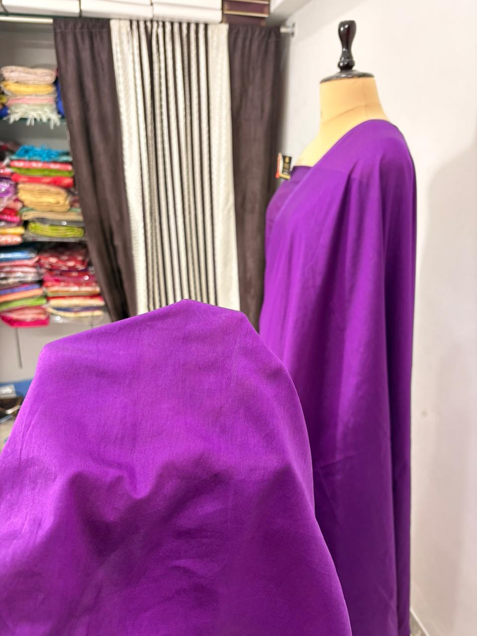 magenta banarasi silk saree