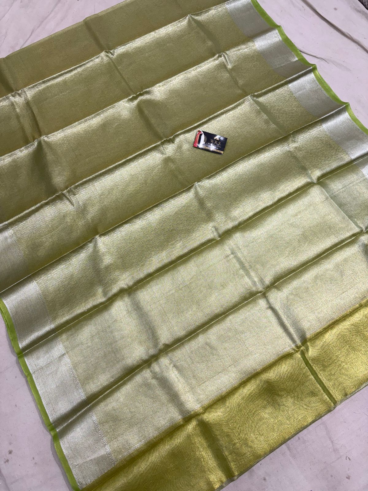 mehandi   Tissue Banarasi Saree