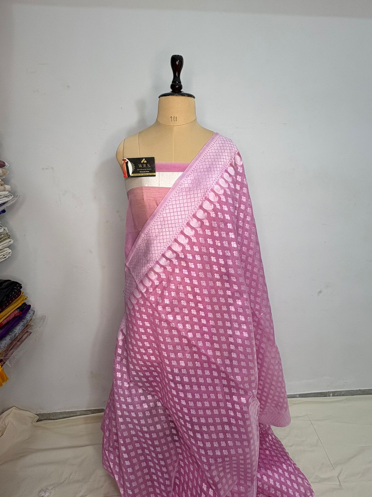 pink soft silk saree