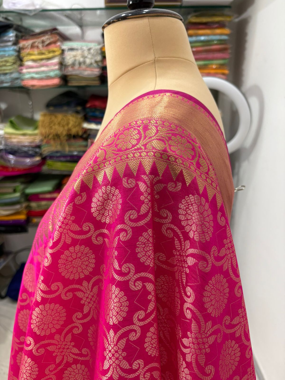 rani banarasi silk saree jal