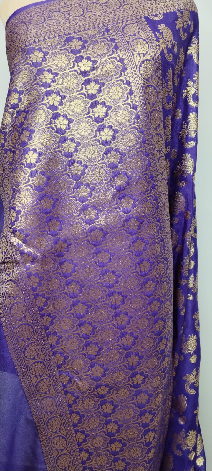 Uda katan georgette banarasi silk saree saree