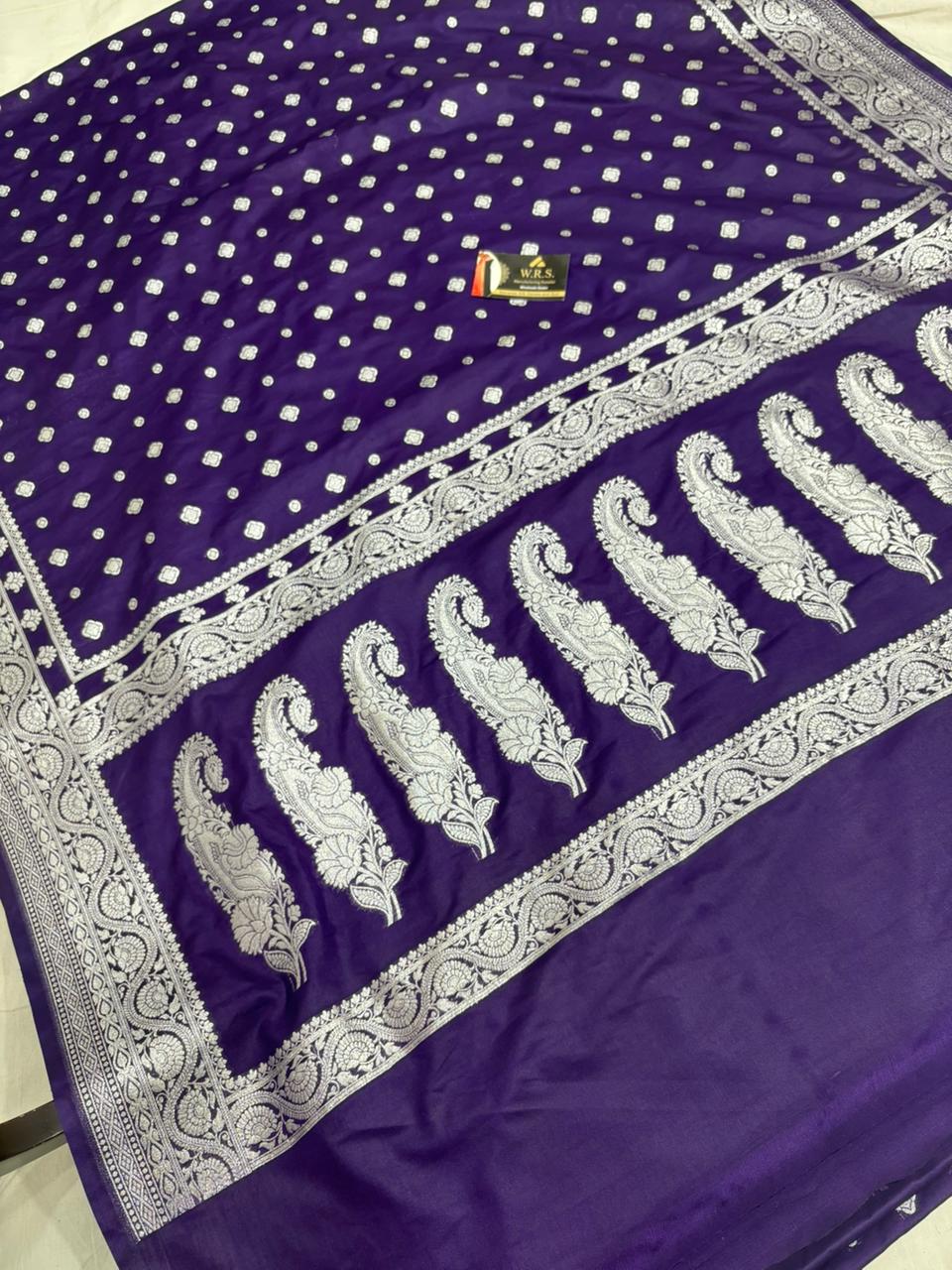 Uda katan georgutte booti saree