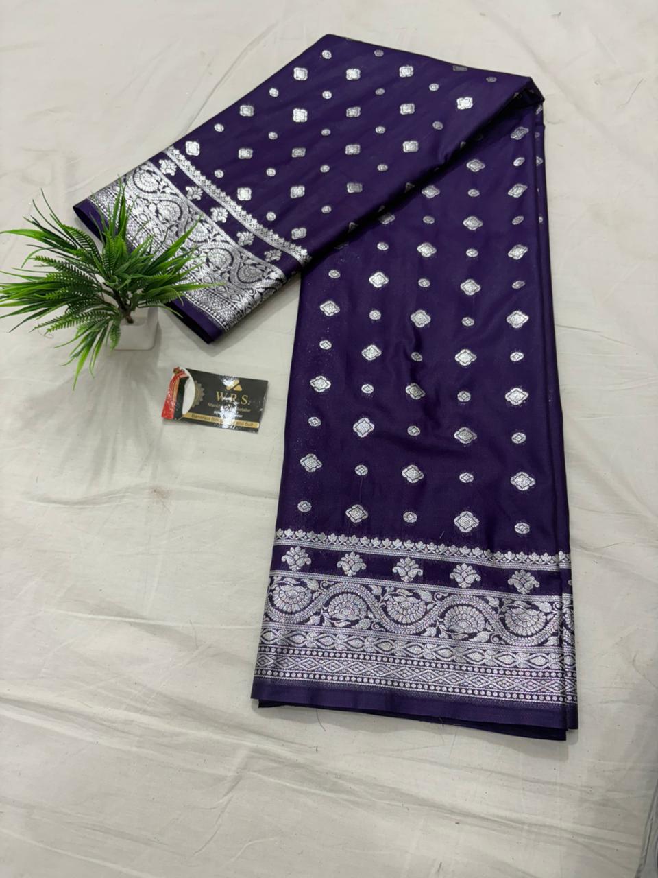 Uda katan georgutte booti saree