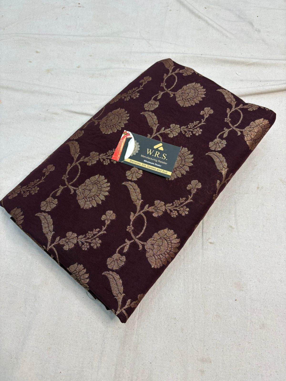 Wine katan georgette banarasi silk saree jal