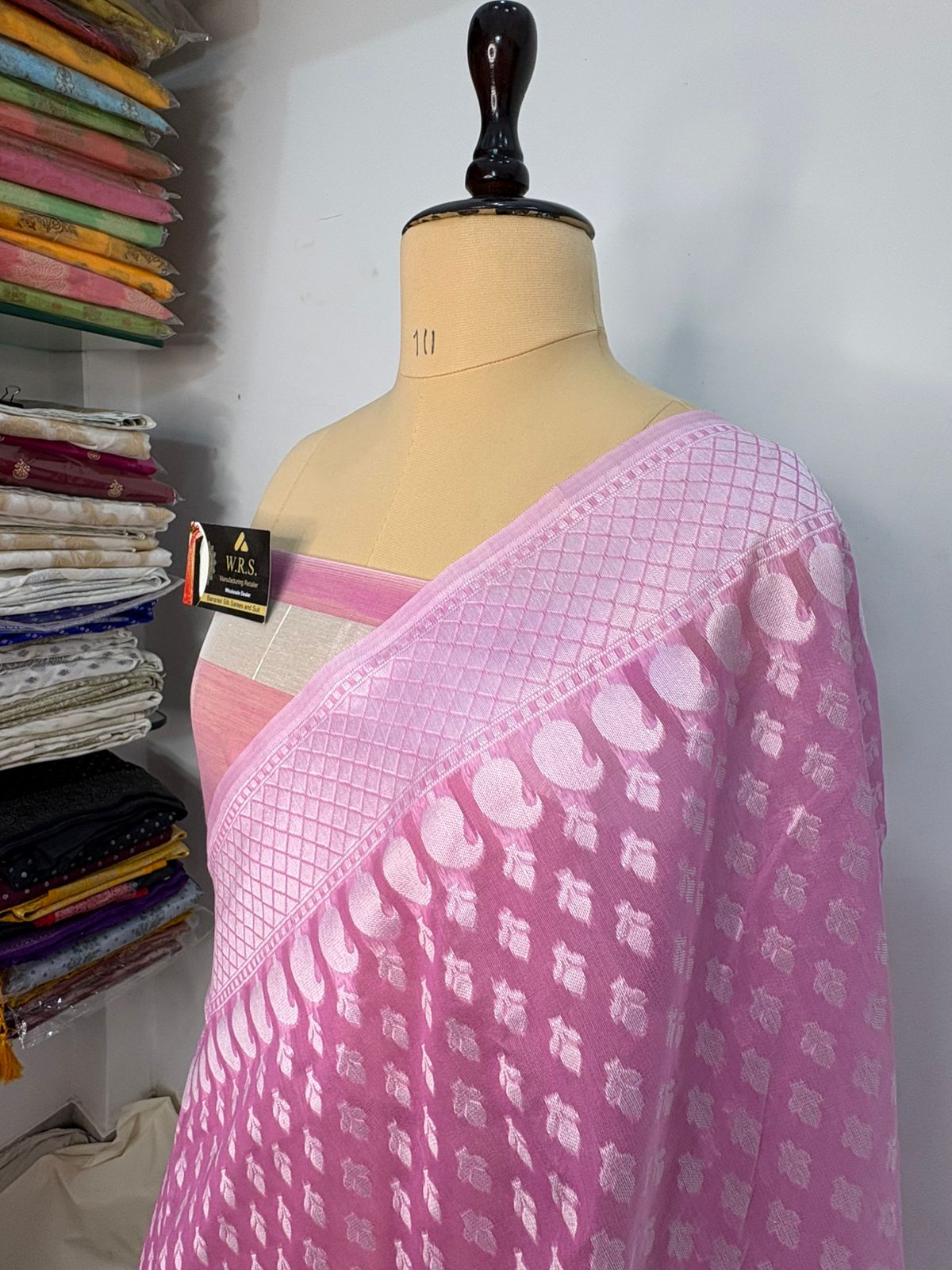 pink soft silk saree